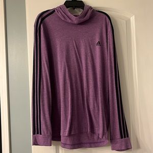 Adidas ClimaLite long sleeve with hood